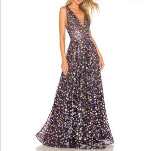 Bronx and Banco REVOLVE Barbara Gown Multi XS 2